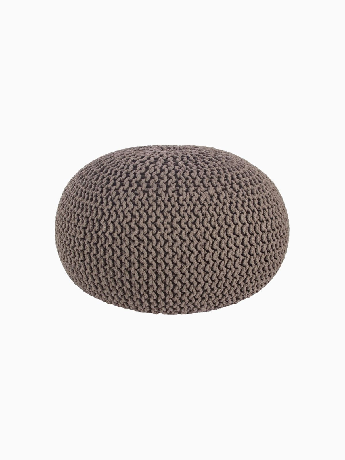 Pouf Stone Grigio Scuro L in MDF e Poliestere - Bizzotto - FloralGarden