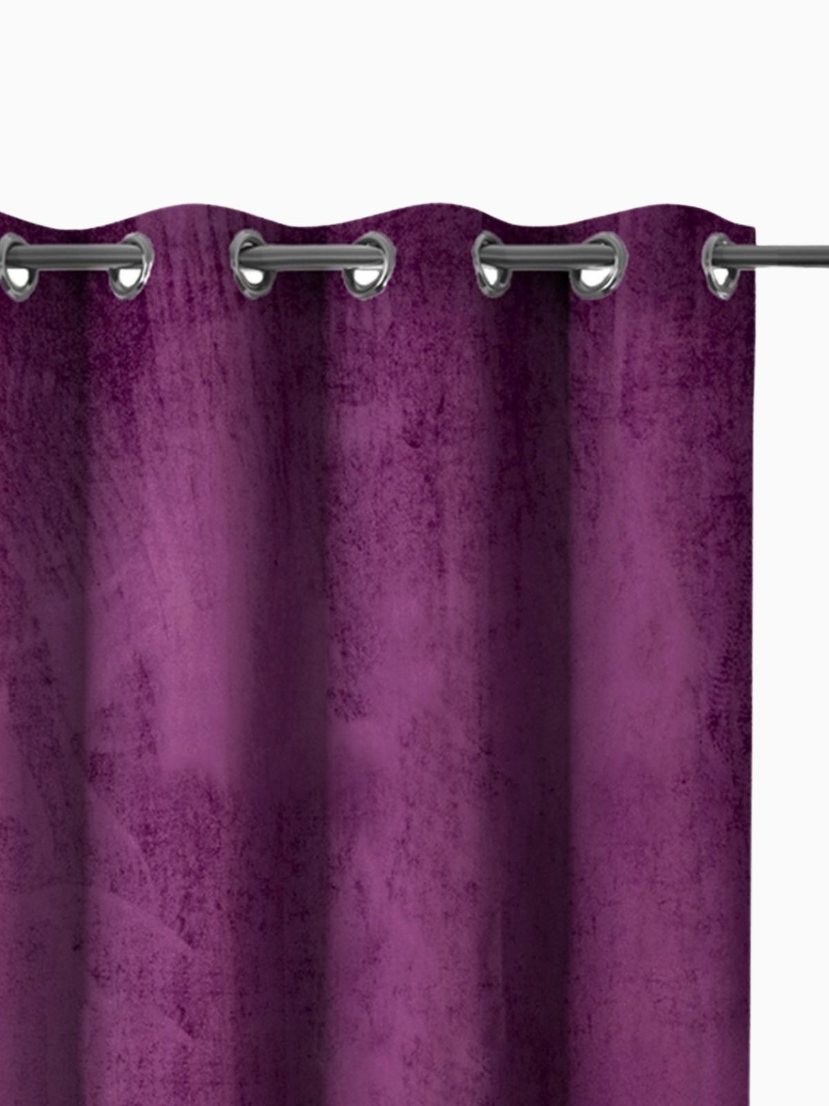 Tenda Velvet in colore viola, effetto velluto 140x245 cm.-1