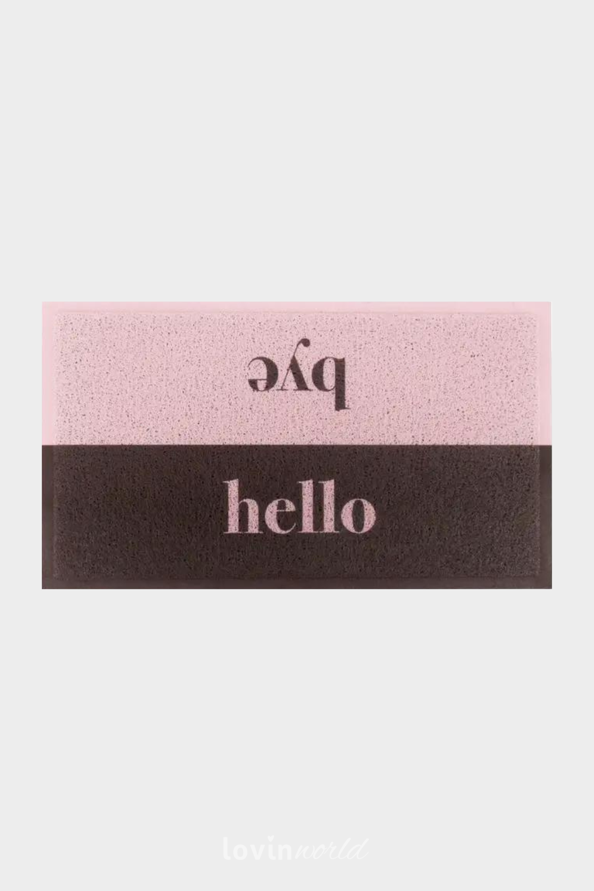 Zerbino particolare Hello/Bye, in multicolore 40x70 cm.-1