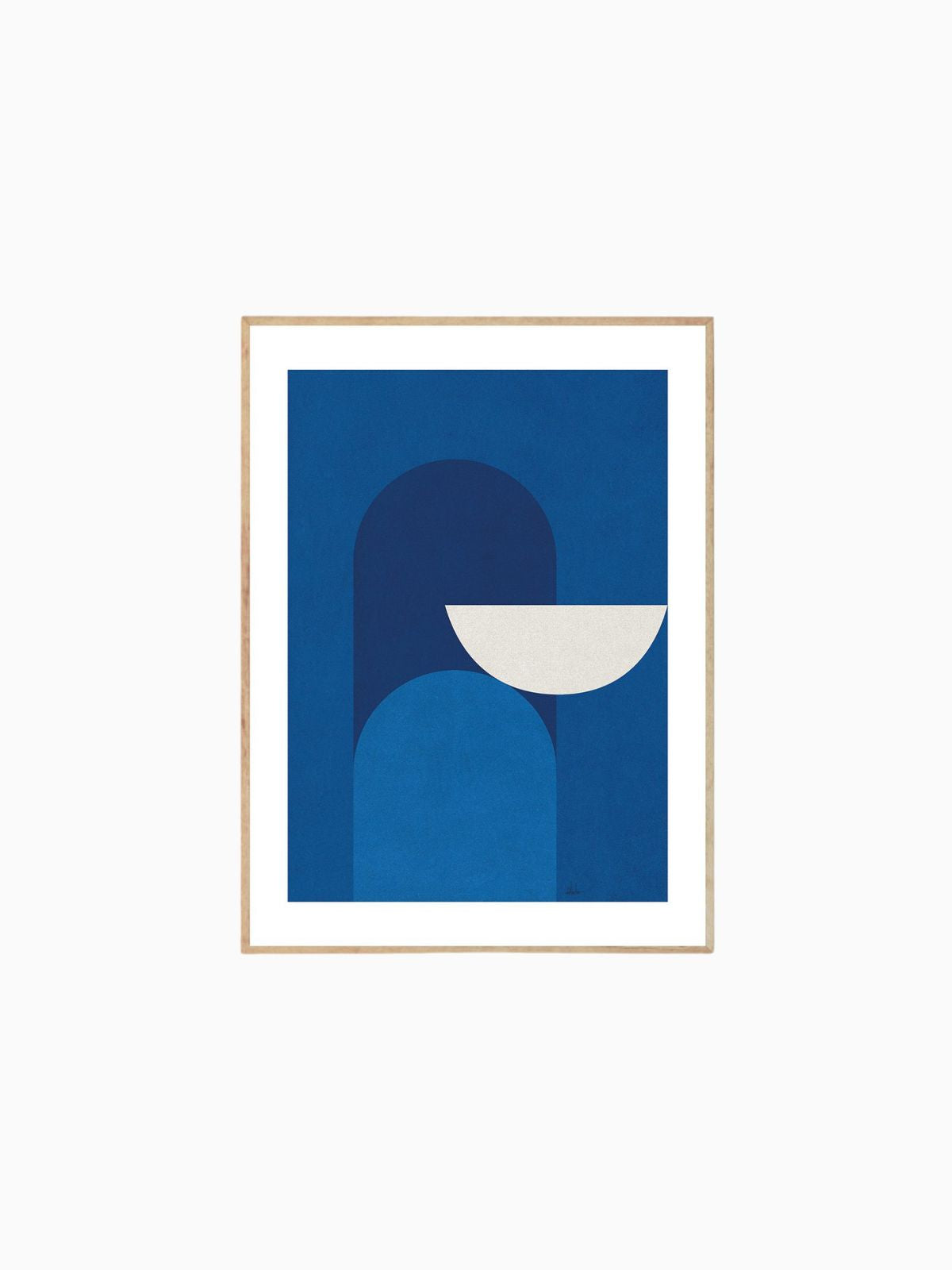 Poster Abstract blue by Alexandra Papadimouli-1