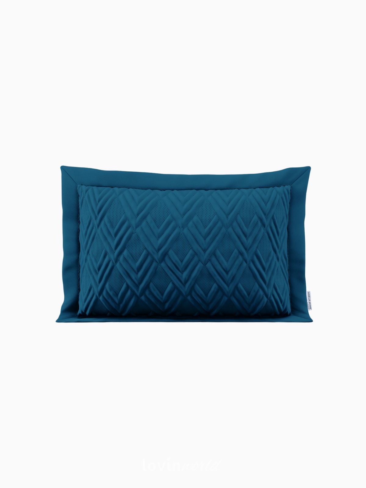 Cuscino decorativo Ophelia in colore blu 50x70 cm.-1