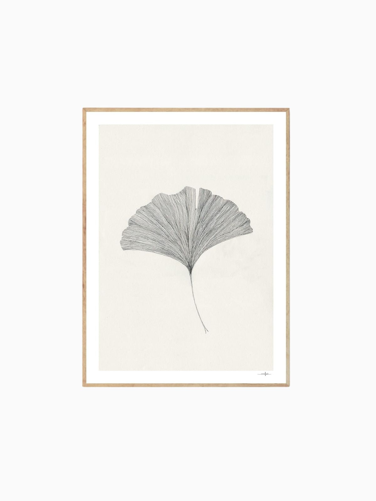 Poster Ginkgo Leaf by Ana Frois-1