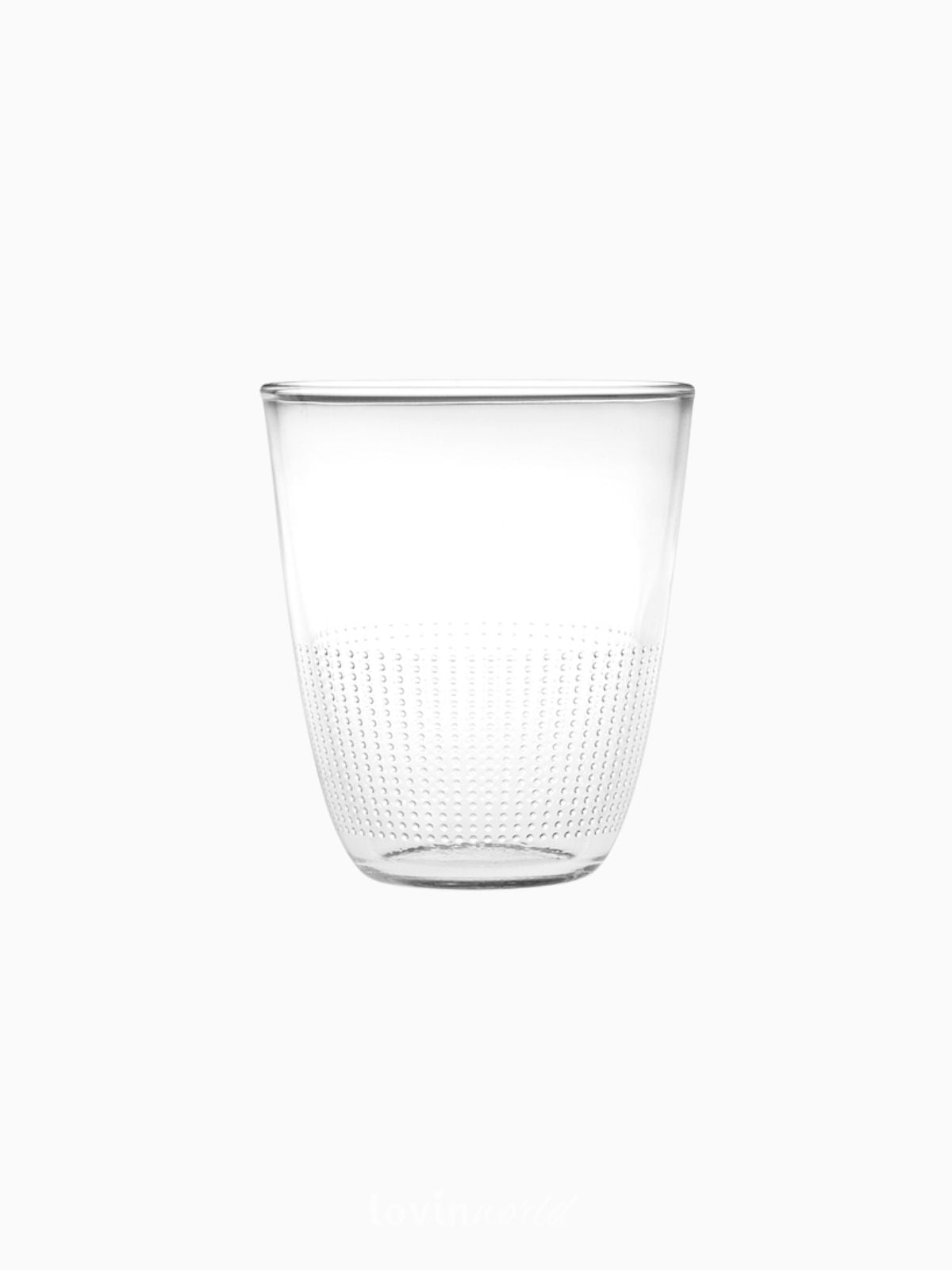 6 Bicchieri in vetro Pois 31 cl.-1