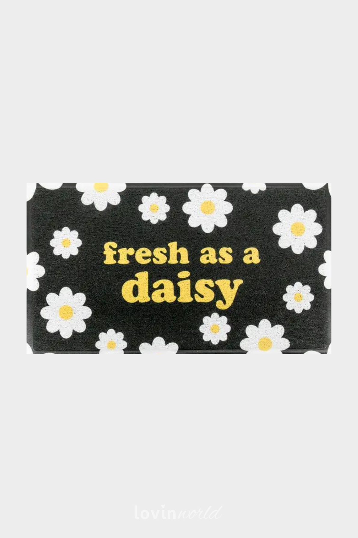 Zerbino particolare Fresh as a Daisy in multicolore 40x70 cm.-1