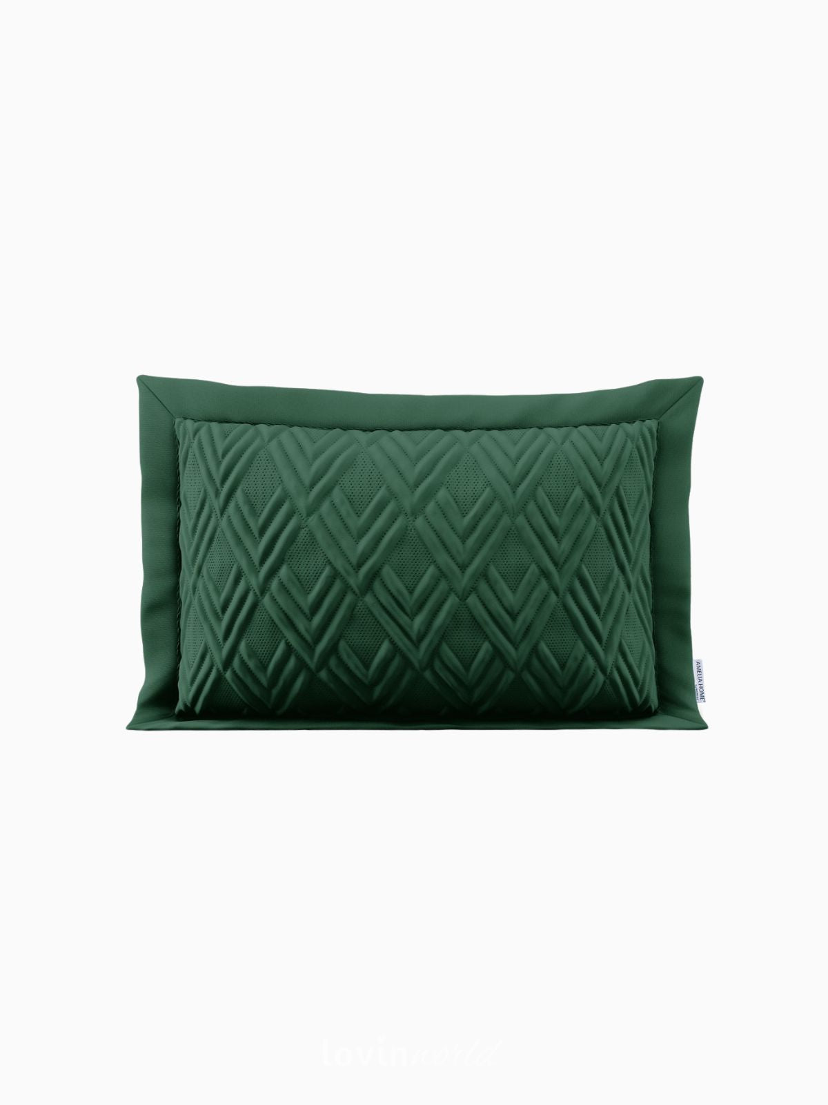 Cuscino decorativo Ophelia in colore verde 50x70 cm.-1