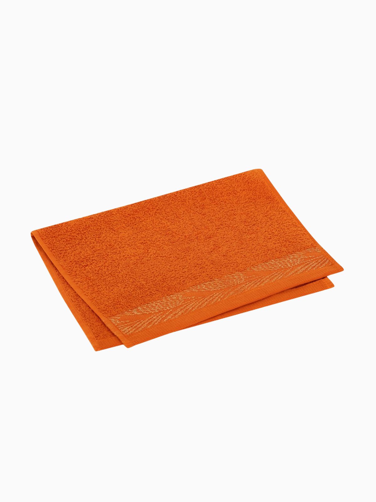 Asciugamano Allium in 100% cotone, colore arancione 30x50 cm.-1
