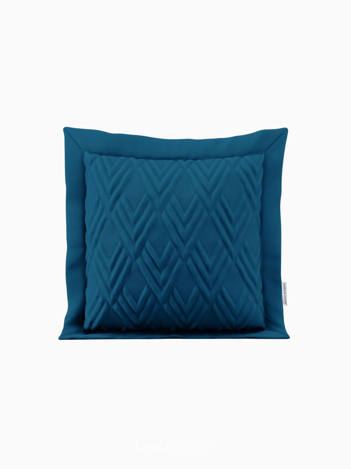 Cuscino decorativo Ophelia in colore blu 45x45 cm.-1