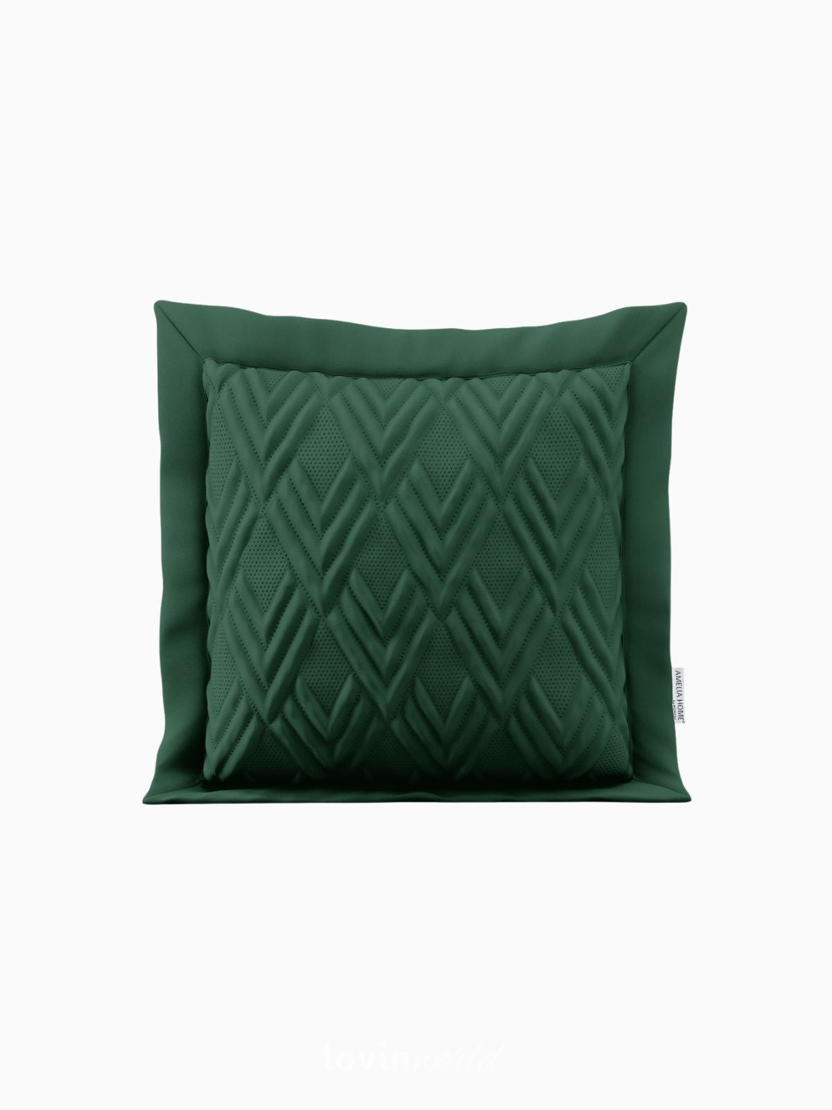 Cuscino decorativo Ophelia in colore verde 45x45 cm.-1