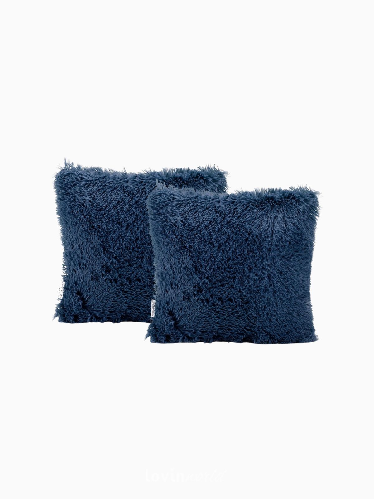 2 Federe per cuscino Karvag in colore blu scuro 45x45 cm.-1