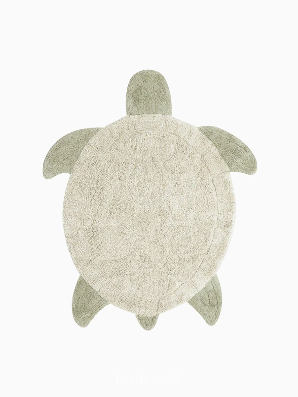 Tappeto in cotone lavabile Sea Turtle 110x130 cm.-1