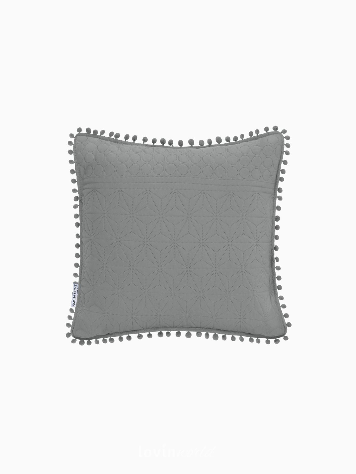 Cuscino decorativo Meadore in colore grigio 45x45 cm.-1