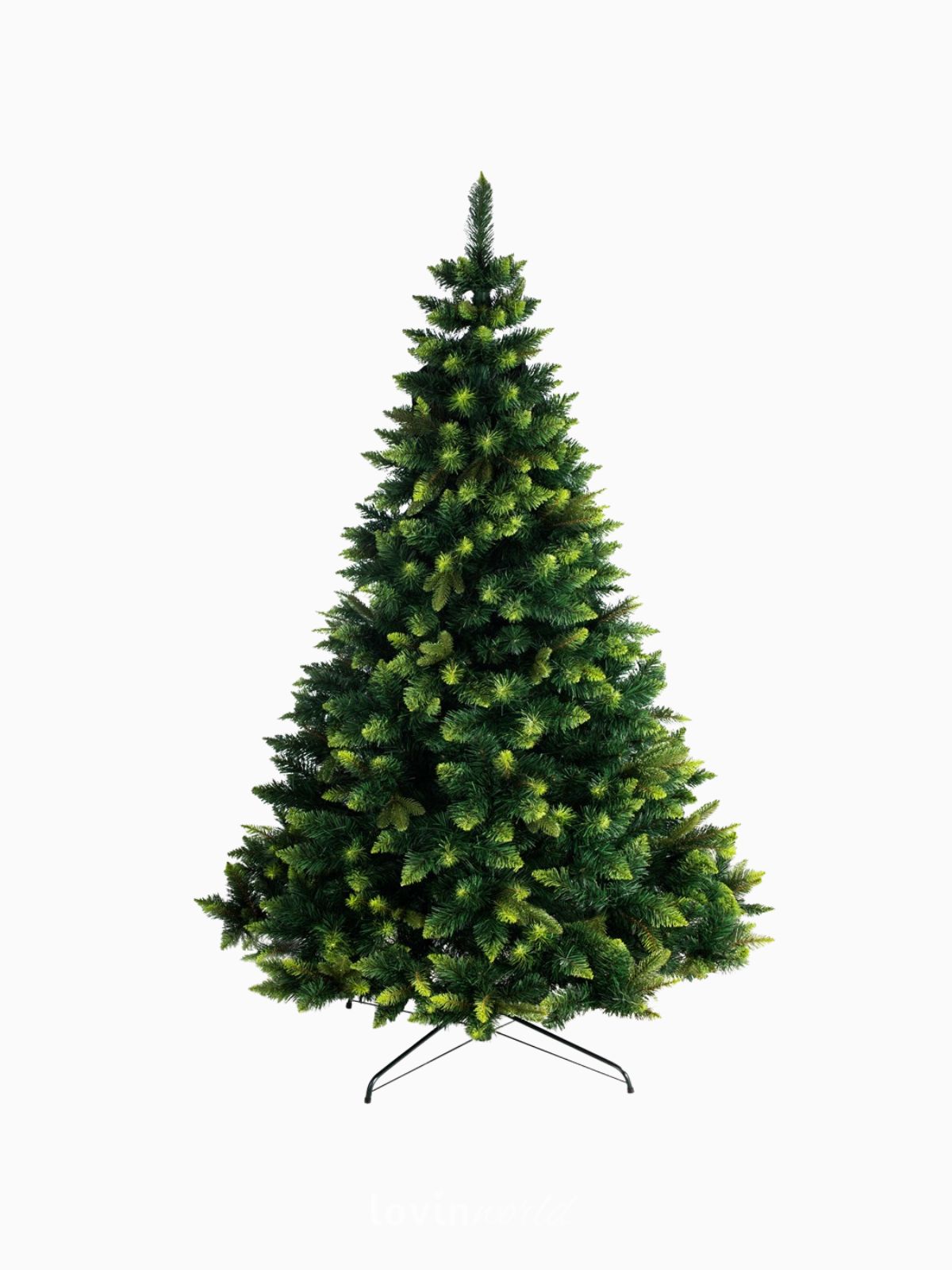 Albero di Natale Klaus in colore verde, stile classico-1