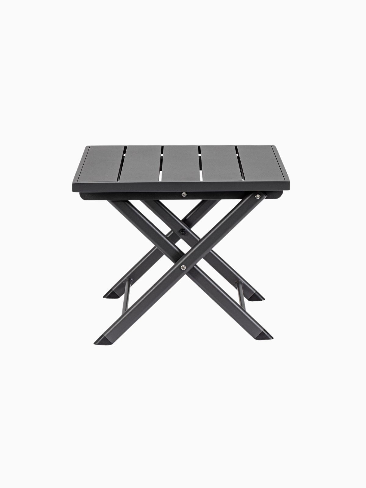 Tavolino da esterno Taylor 44x43 cm. in alluminio, colore nero