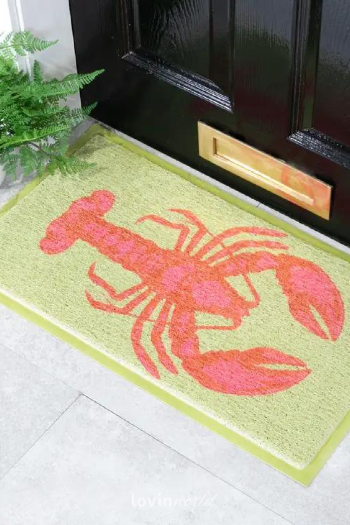 Zerbino particolare Lobster, in multicolore 40x70 cm.-2