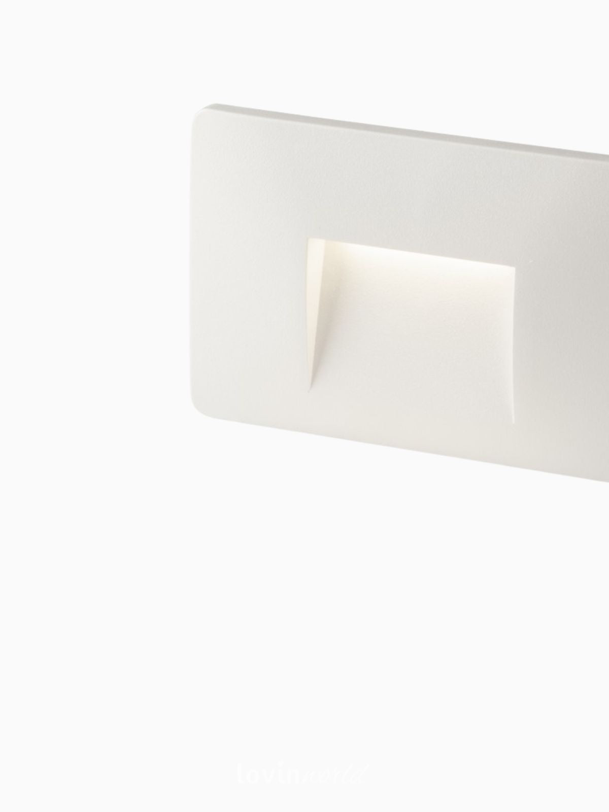 Segnapassi da esterno LED Breen in policarbonato, colore bianco-3