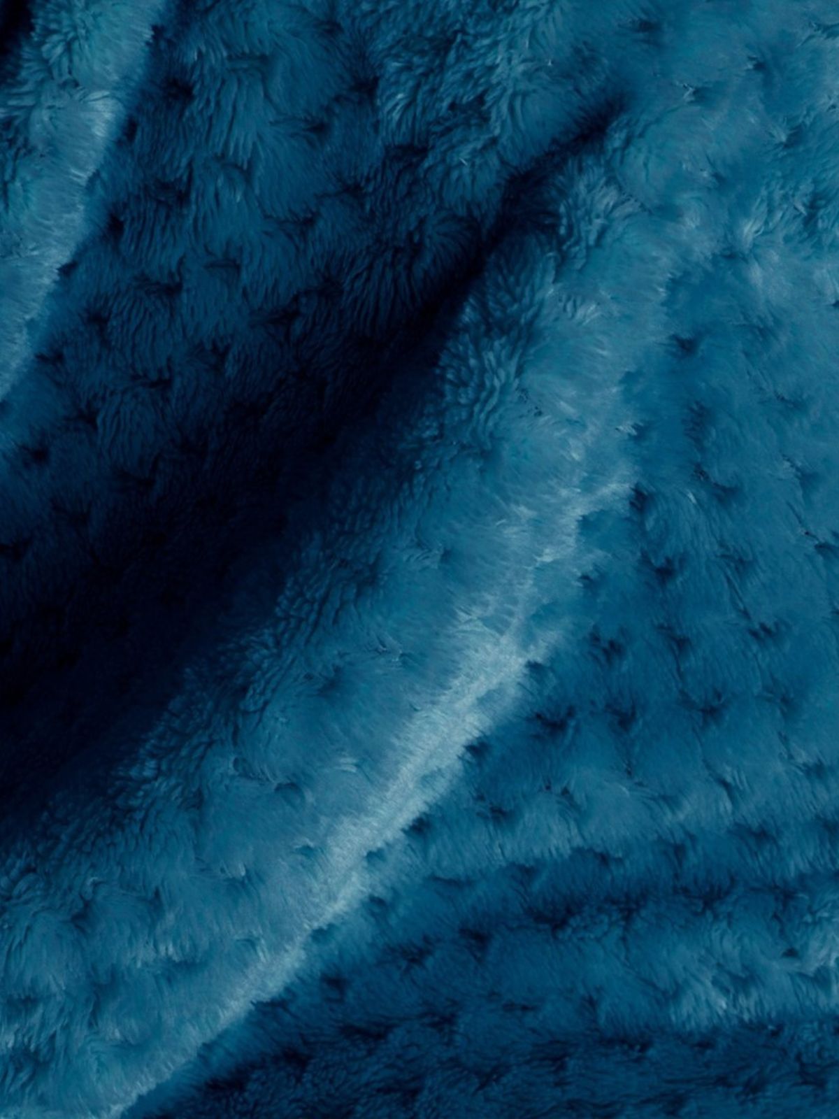 Plaid Coperta Shleepy in colore blu 70x150 cm.-5