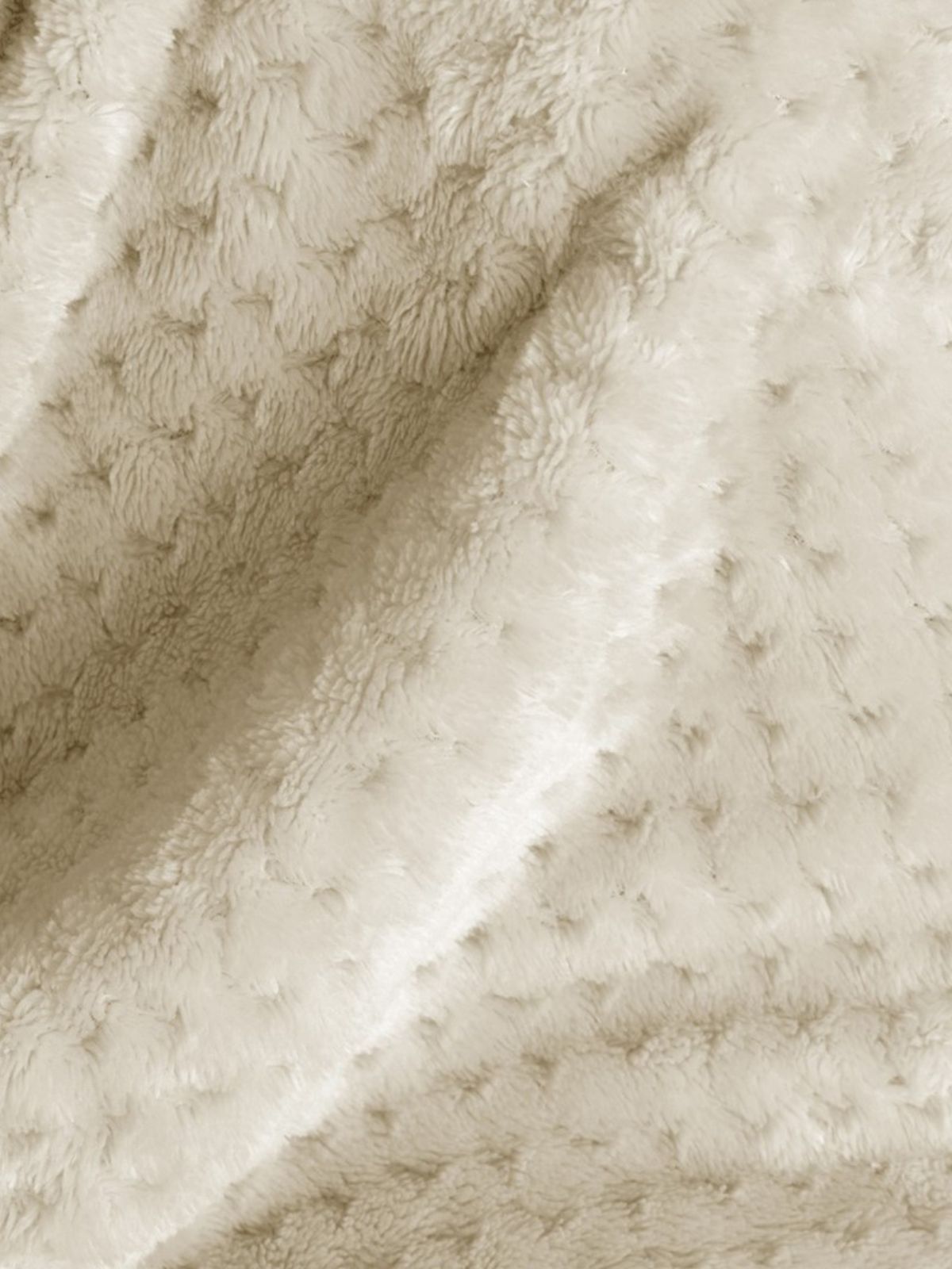 Plaid Coperta Shleepy in colore beige 70x150 cm.-5