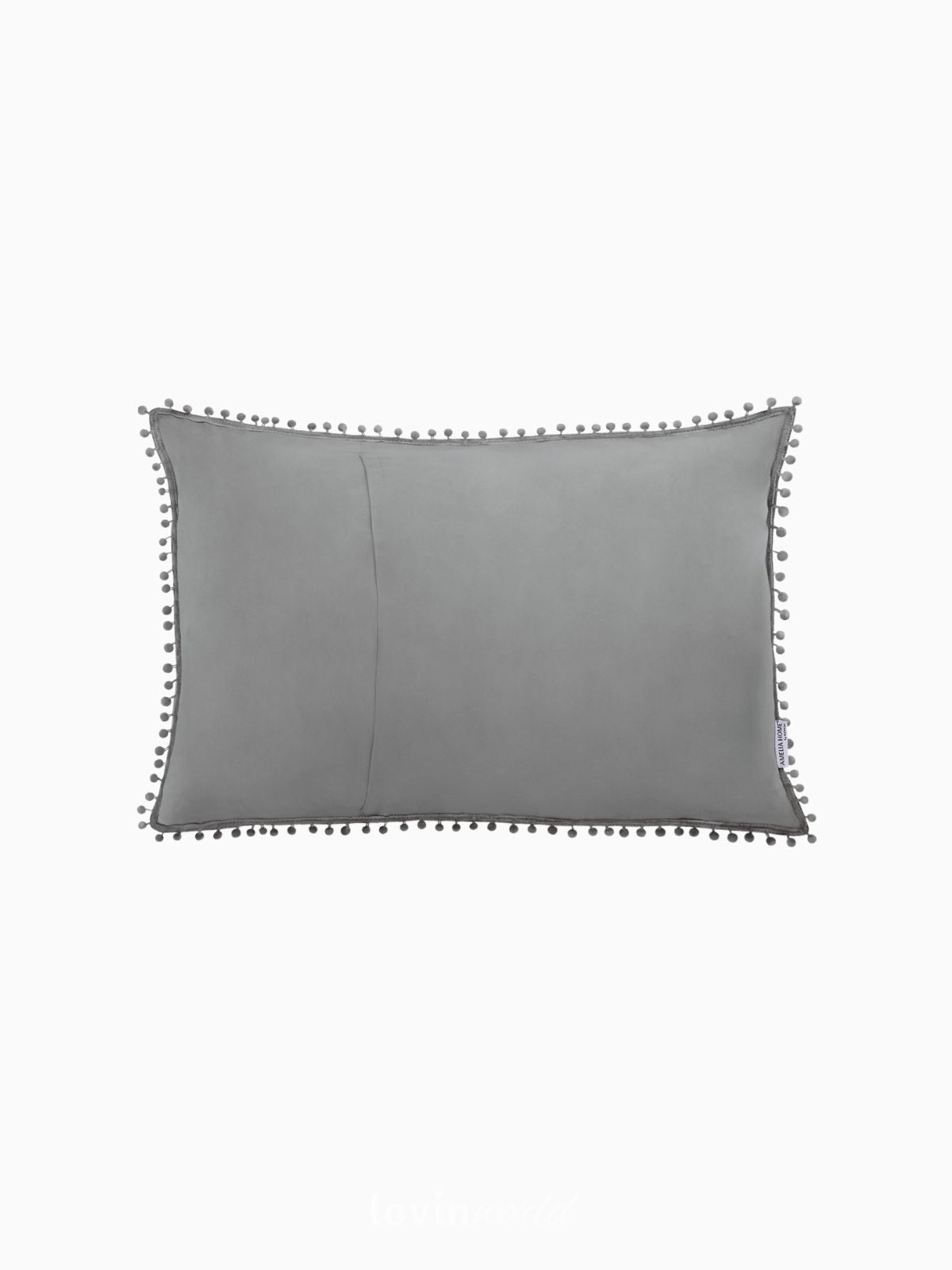 Cuscino decorativo Meadore in colore grigio 50x70 cm.-2