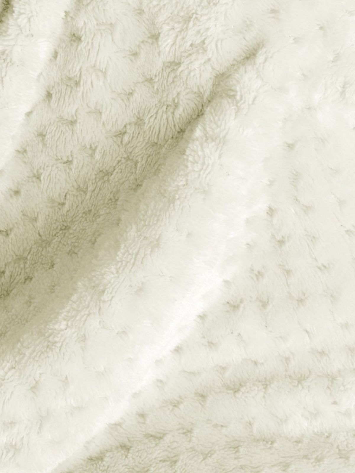 Plaid Coperta Shleepy in colore crema 70x150 cm.-5