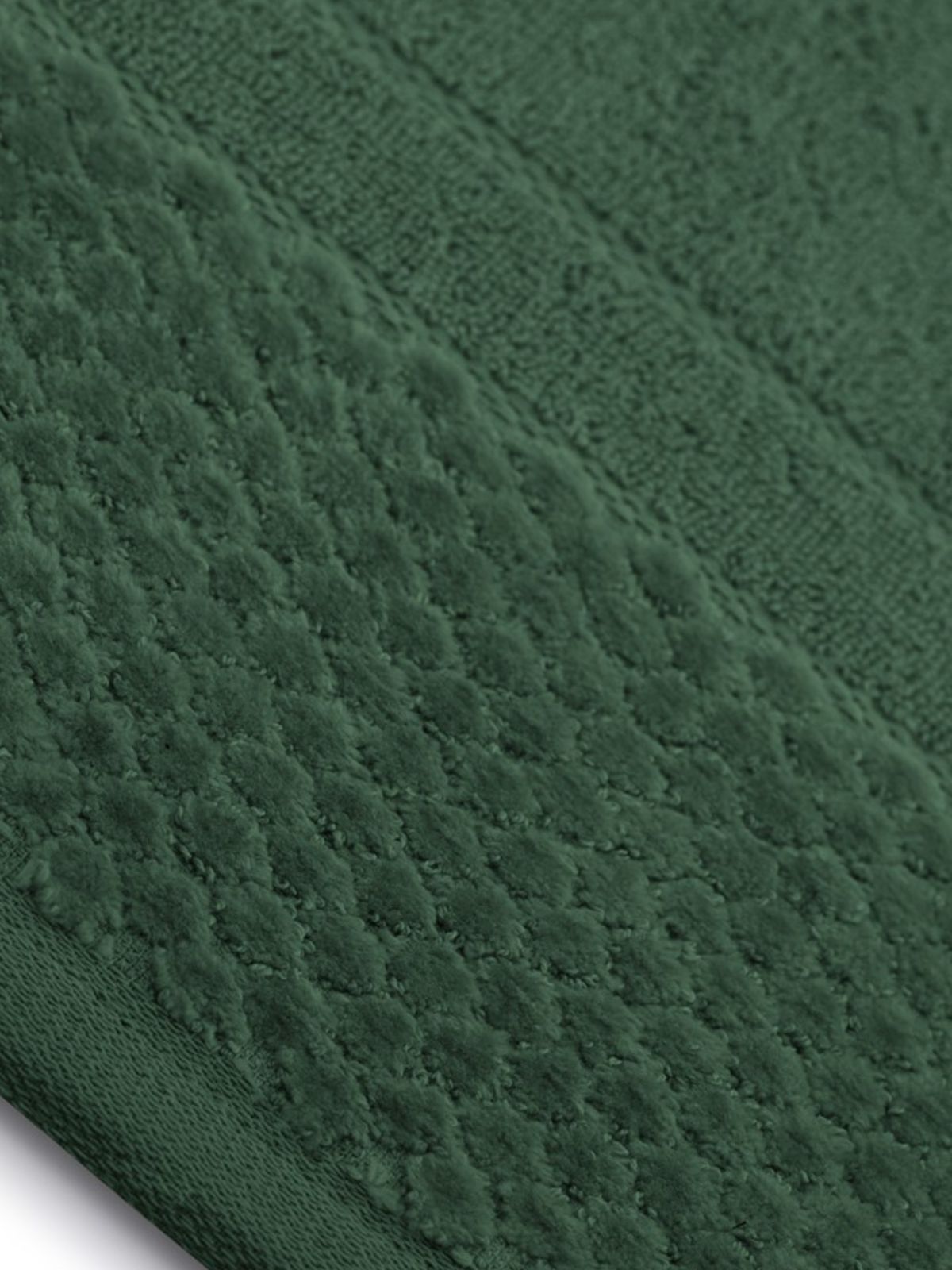 Set 2 Asciugamani da bagno Rubrum in 100% cotone, colore verde-3