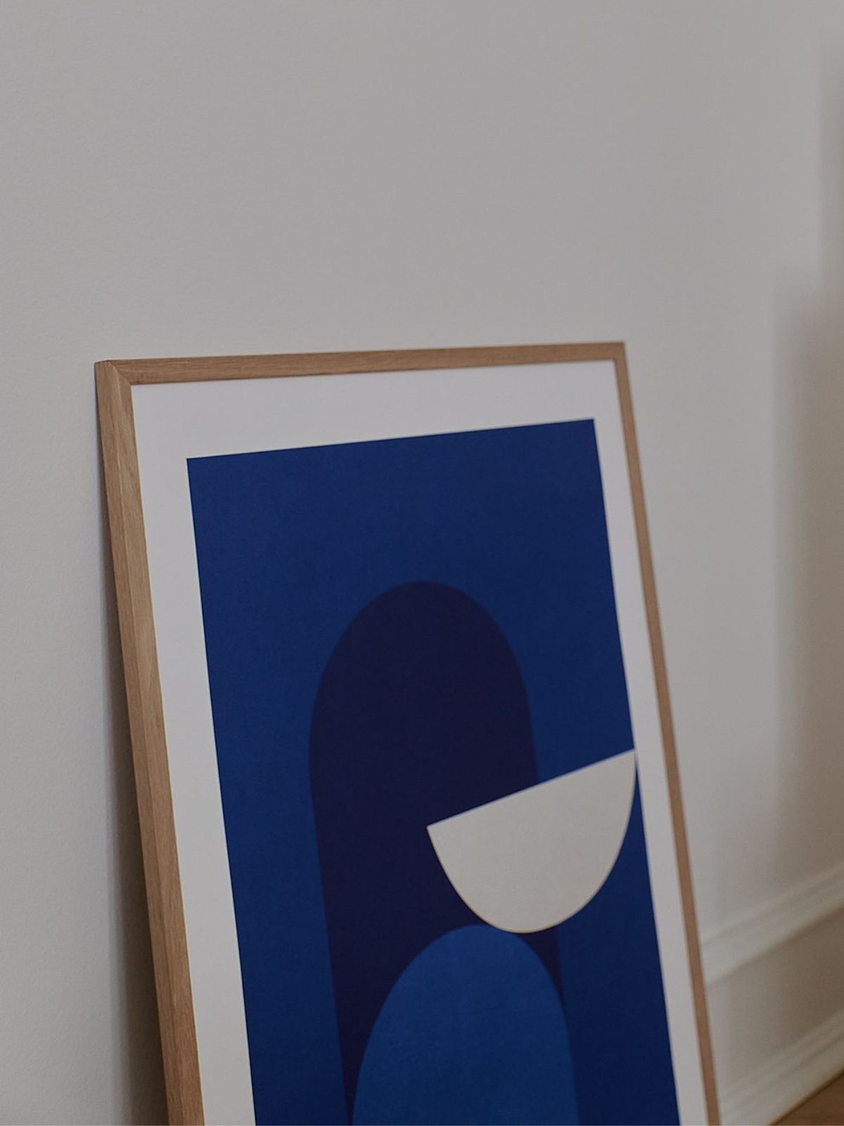Poster Abstract blue by Alexandra Papadimouli-3