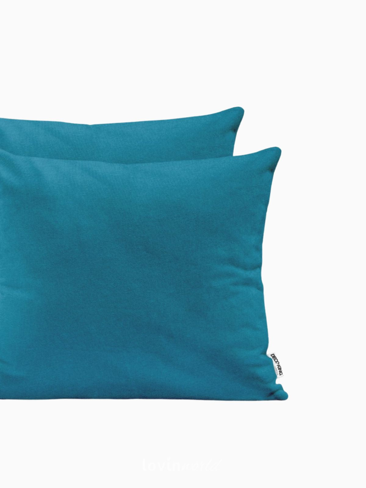 2 Federe per cuscino Amber in colore blu 50x50 cm.-3