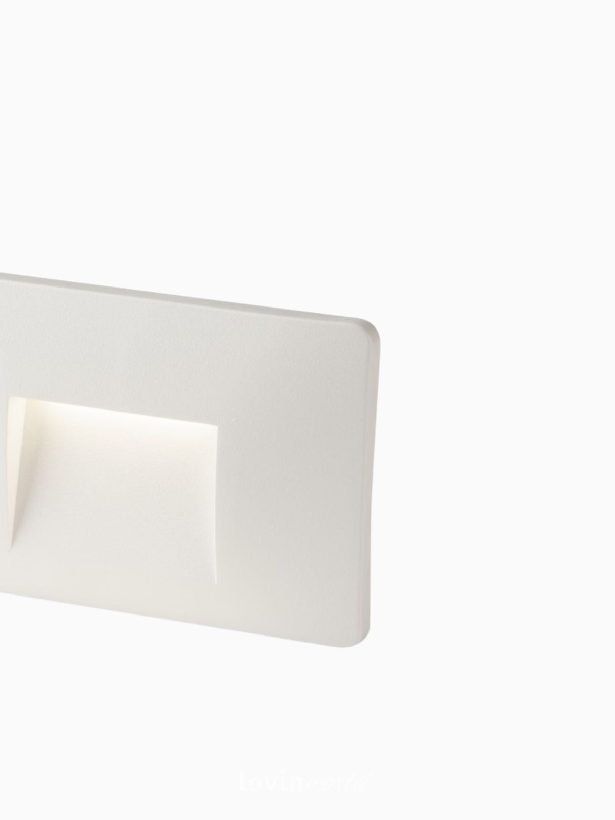 Segnapassi da esterno LED Breen in policarbonato, colore bianco-4