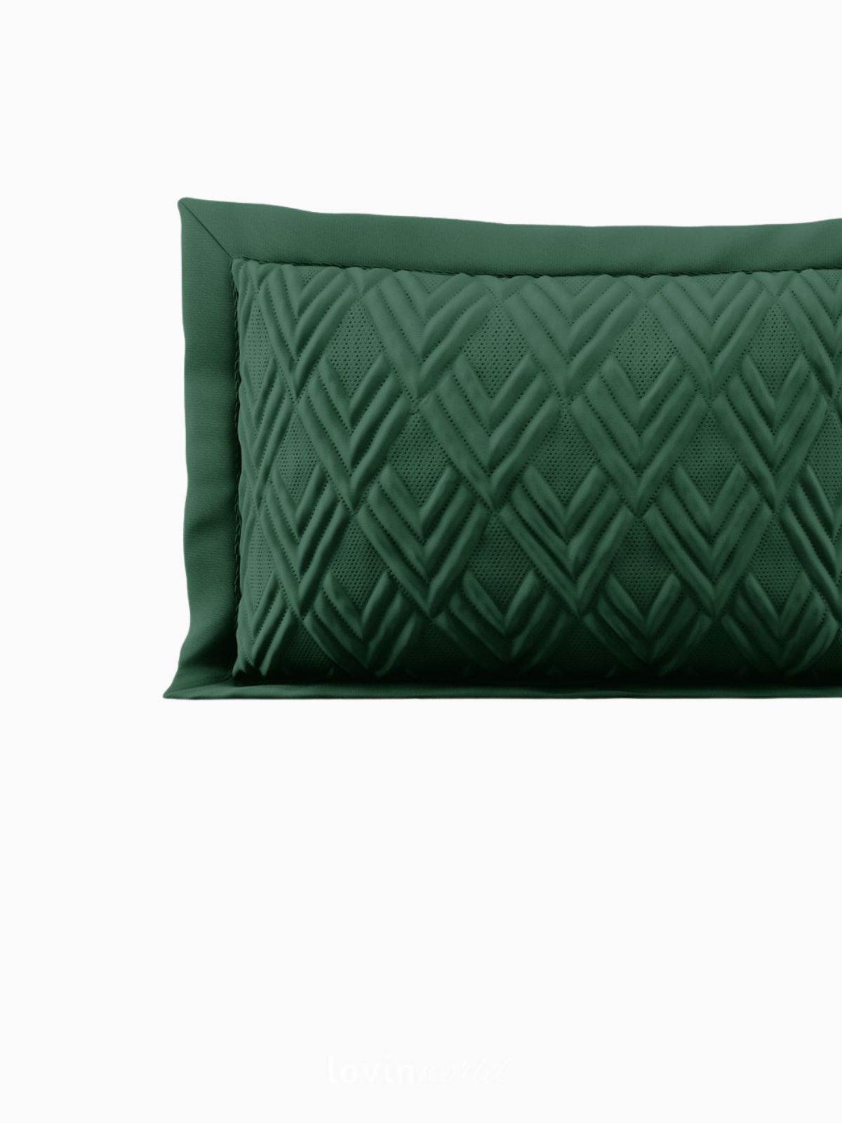 Cuscino decorativo Ophelia in colore verde 50x70 cm.-5