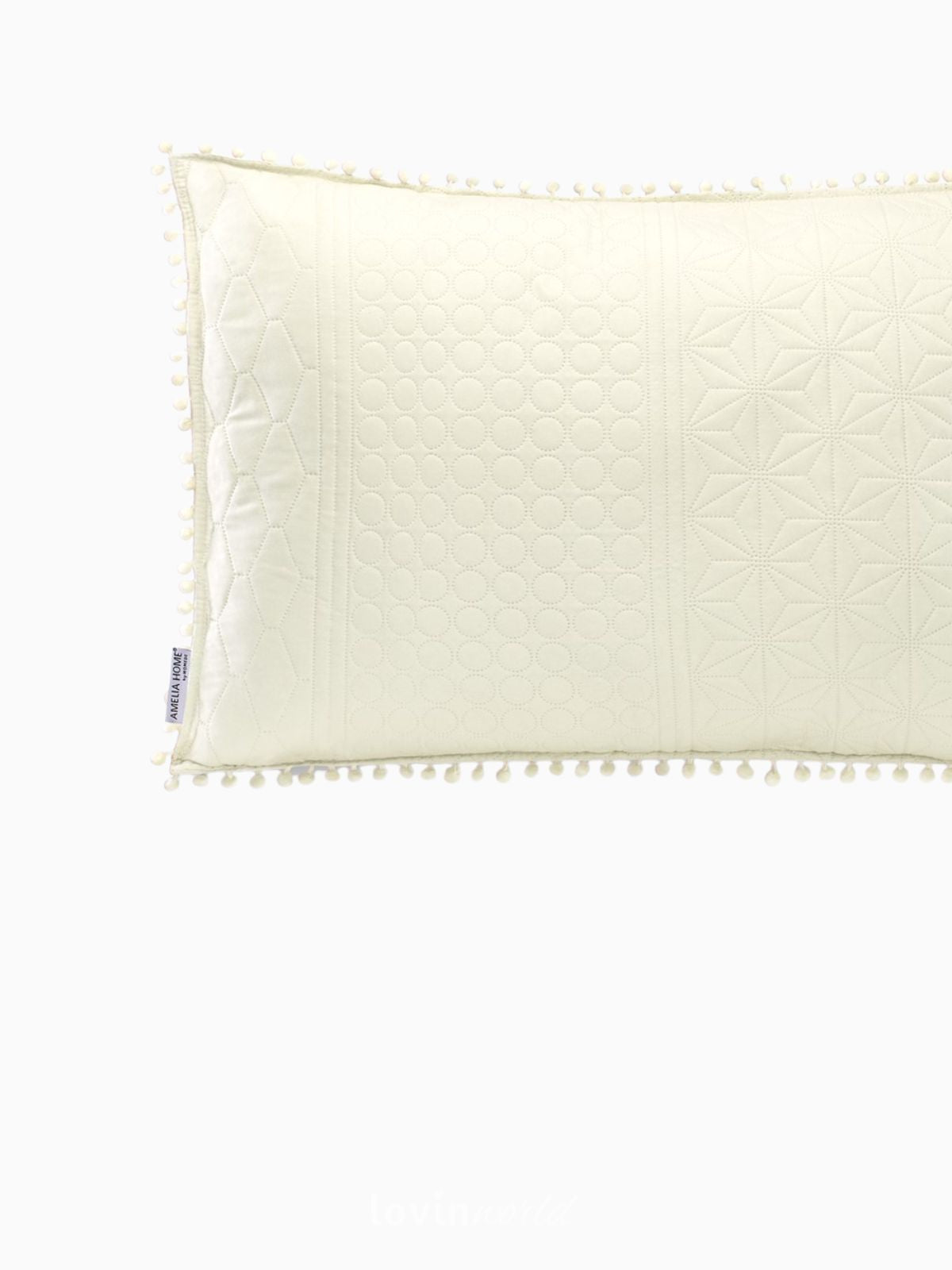 Cuscino decorativo Meadore in colore crema 50x70 cm.-4