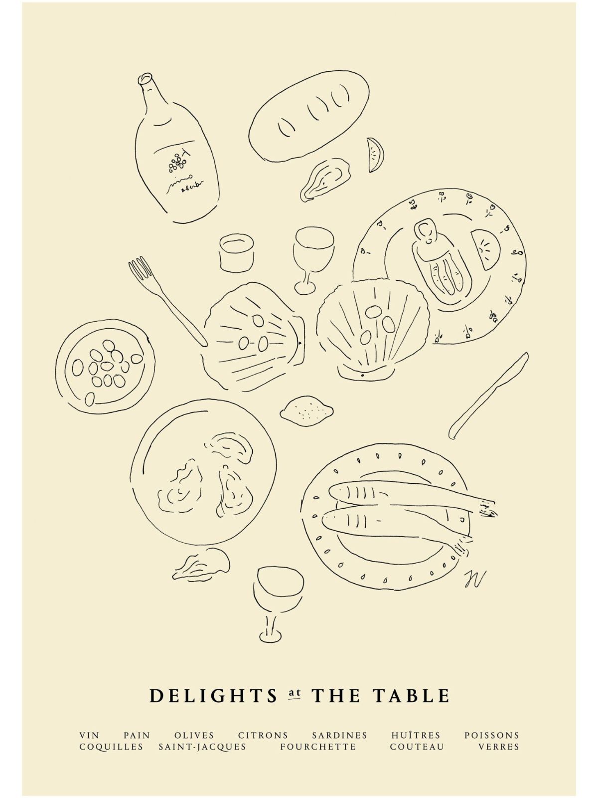 Poster Delights at the Table by Isabelle Vandeplassche-2