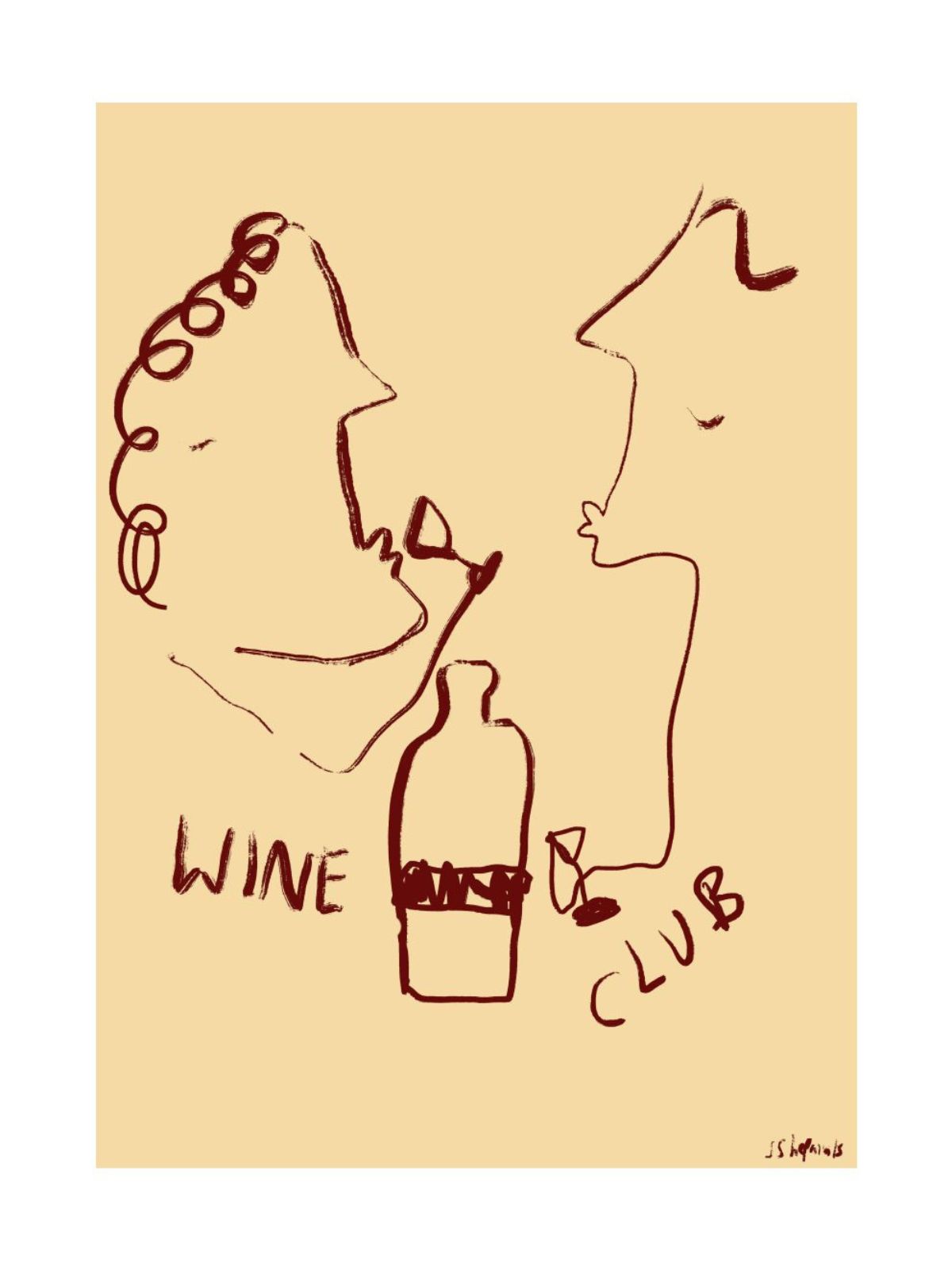 Poster Wine Club by Ruby Hughes-5