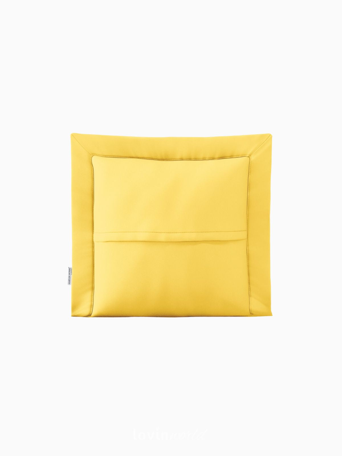 Cuscino decorativo Ophelia in colore giallo 45x45 cm.-3