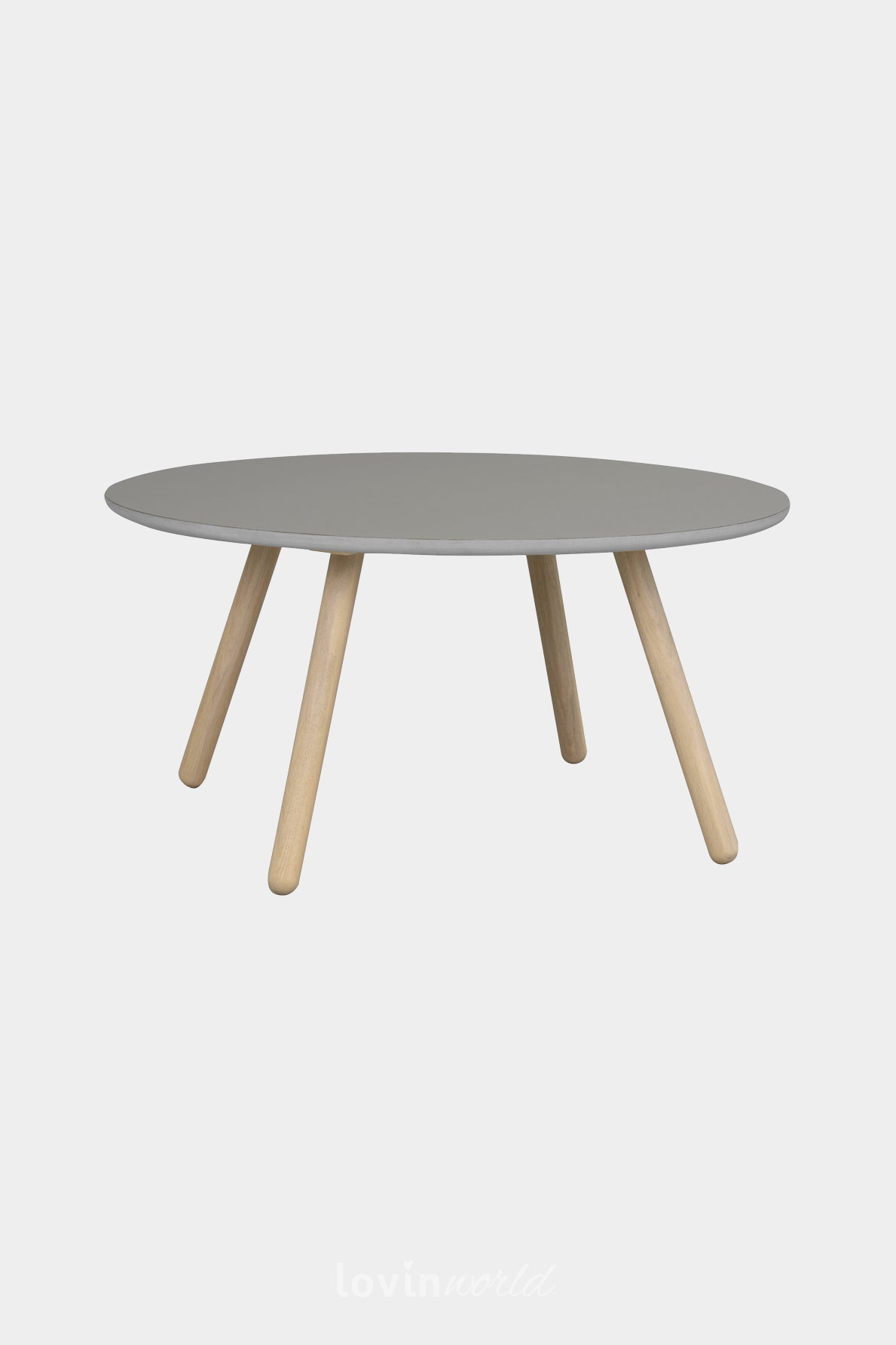 Tavolo da caffè Russel, in colore grigio, 90x90 cm.-LovinWorld
