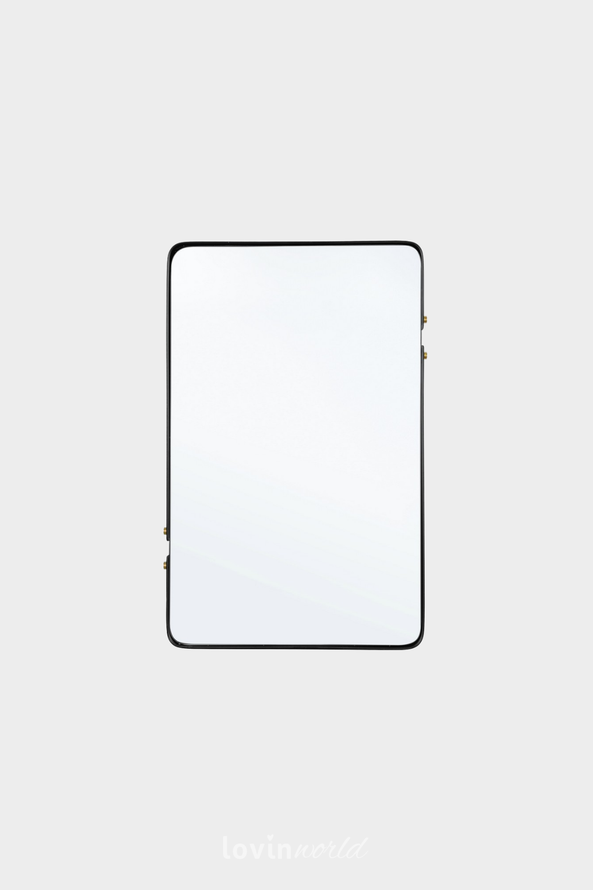 Specchio Zeina in colore nero 52x82-1