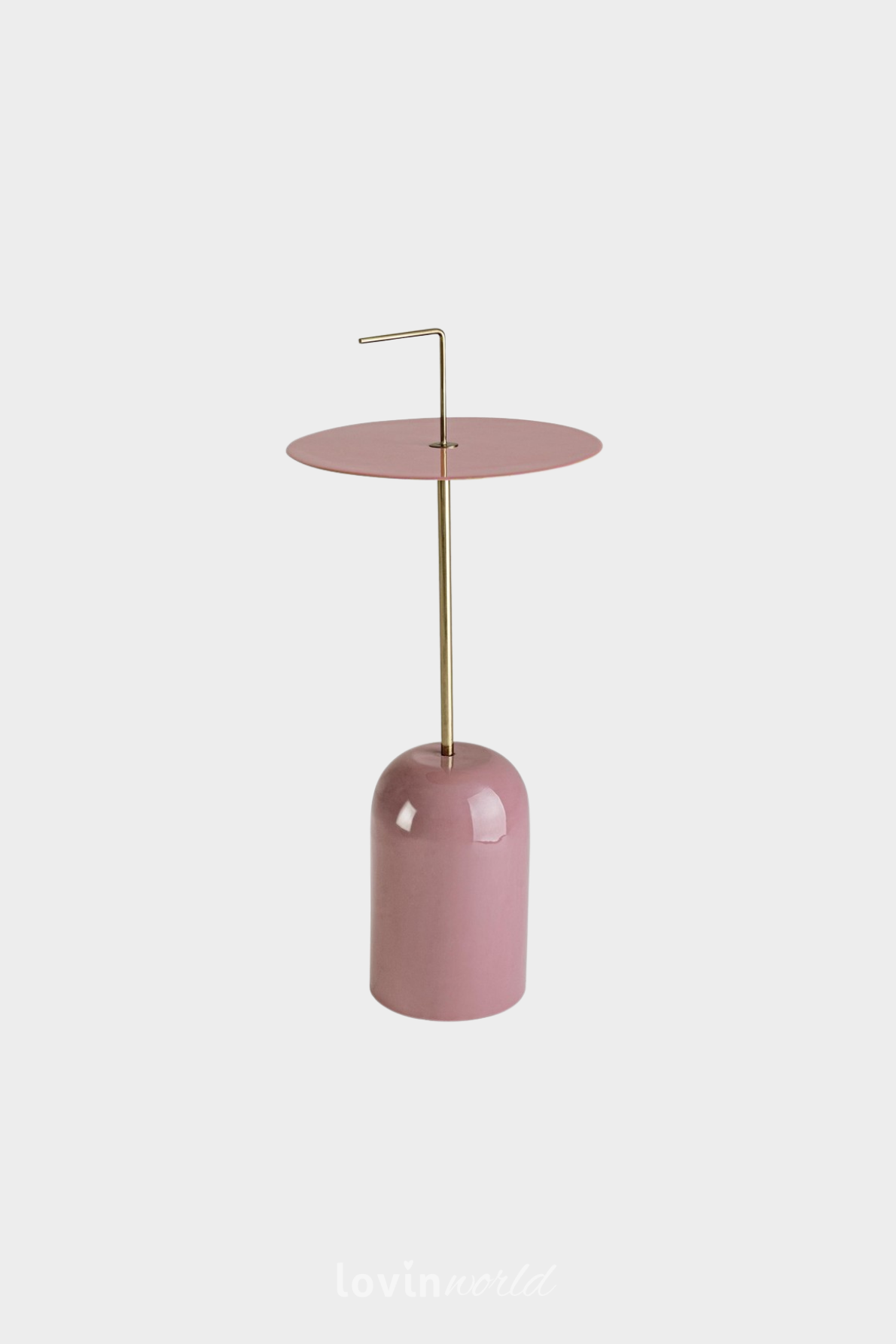 Tavolino Tulasi in colore rosa-1