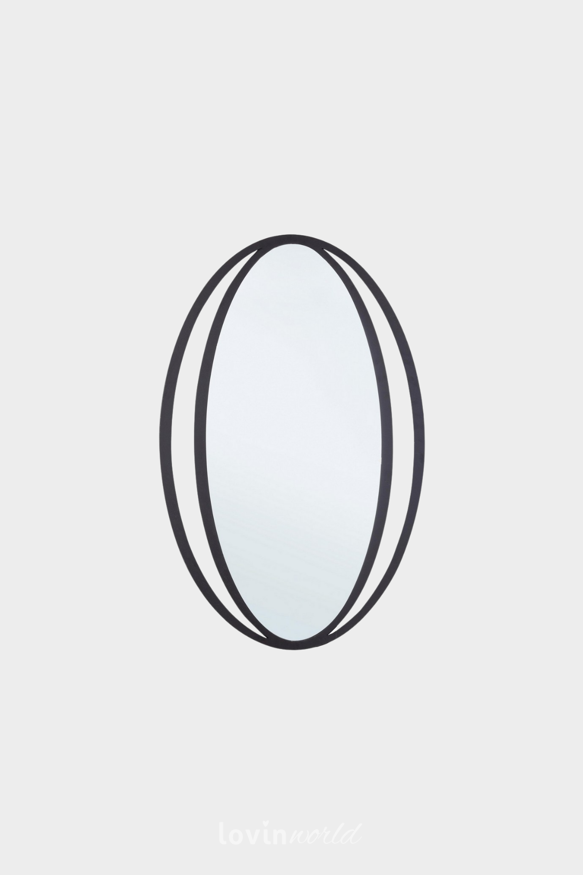 Specchio Nabila in colore nero-1