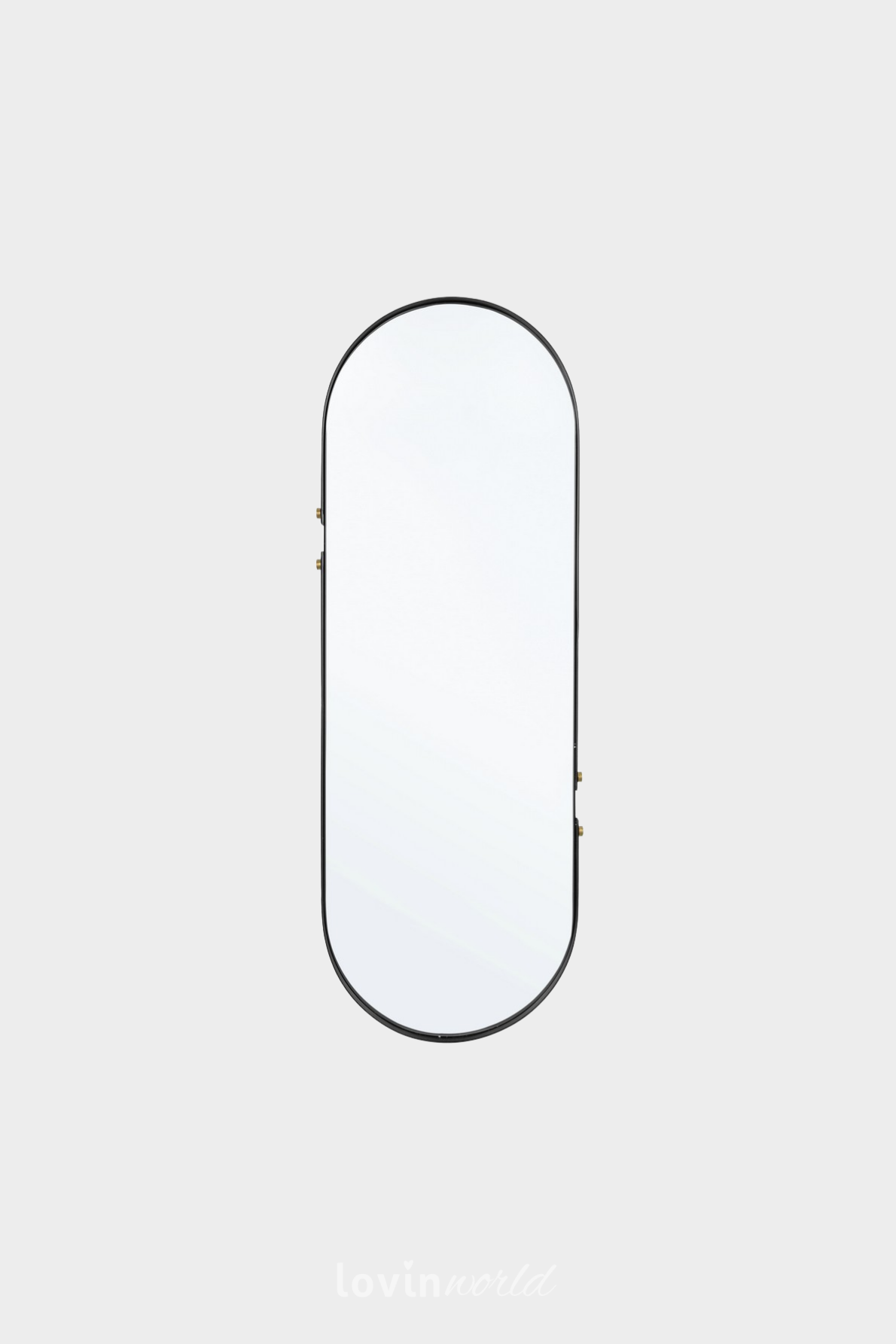 Specchio Zeina in colore nero 38x110-1