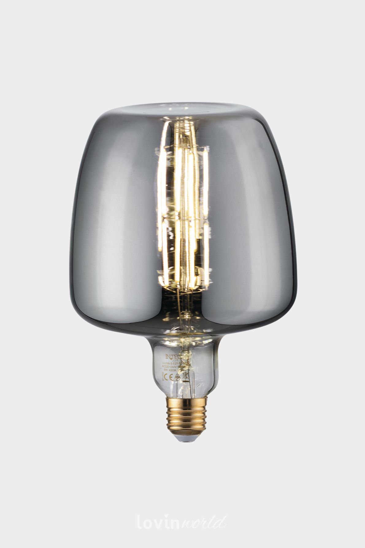 Lampadina a LED decorativa Luxa-S-E27-TD160 B