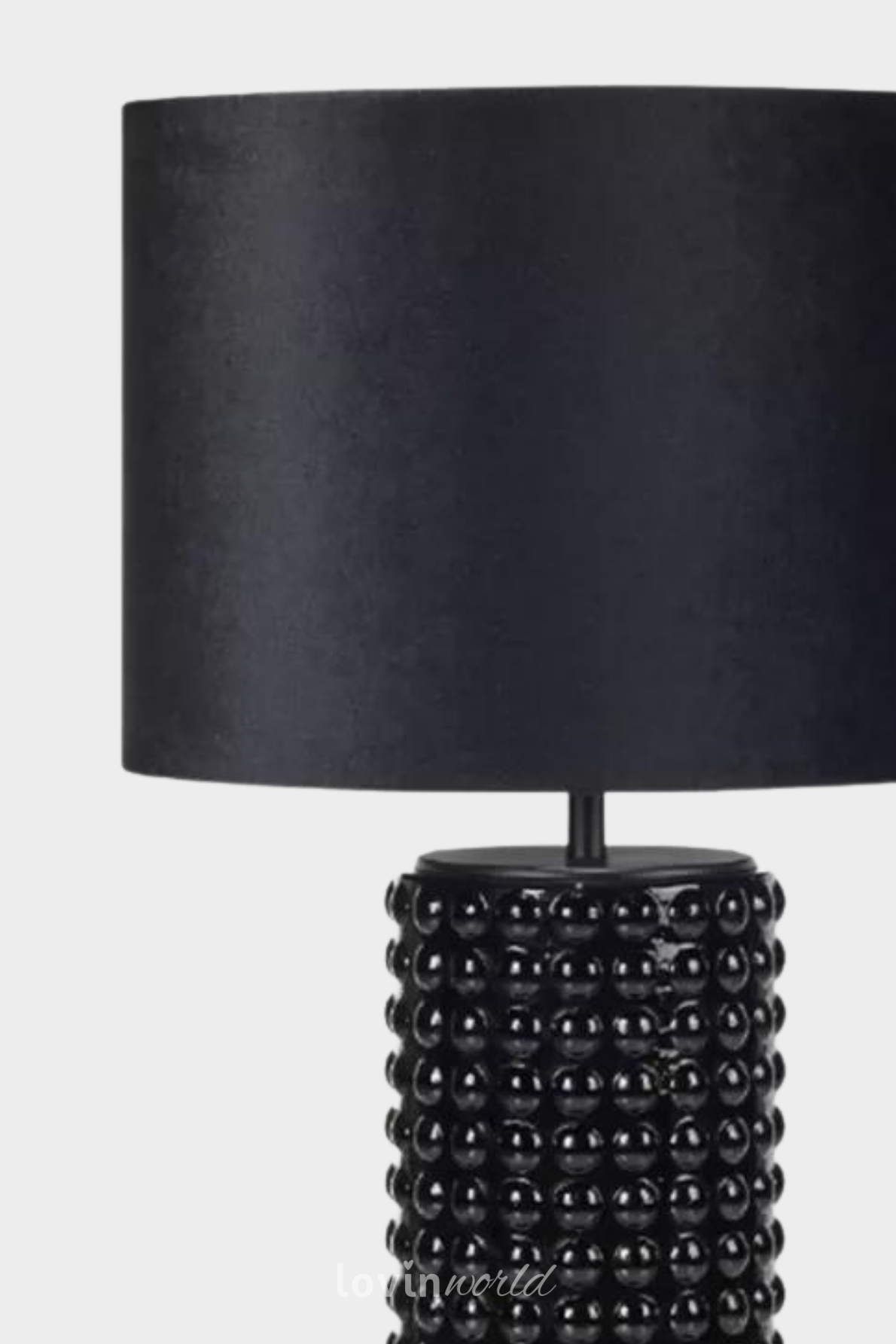Lampada da tavolo Proud, in colore nero-2