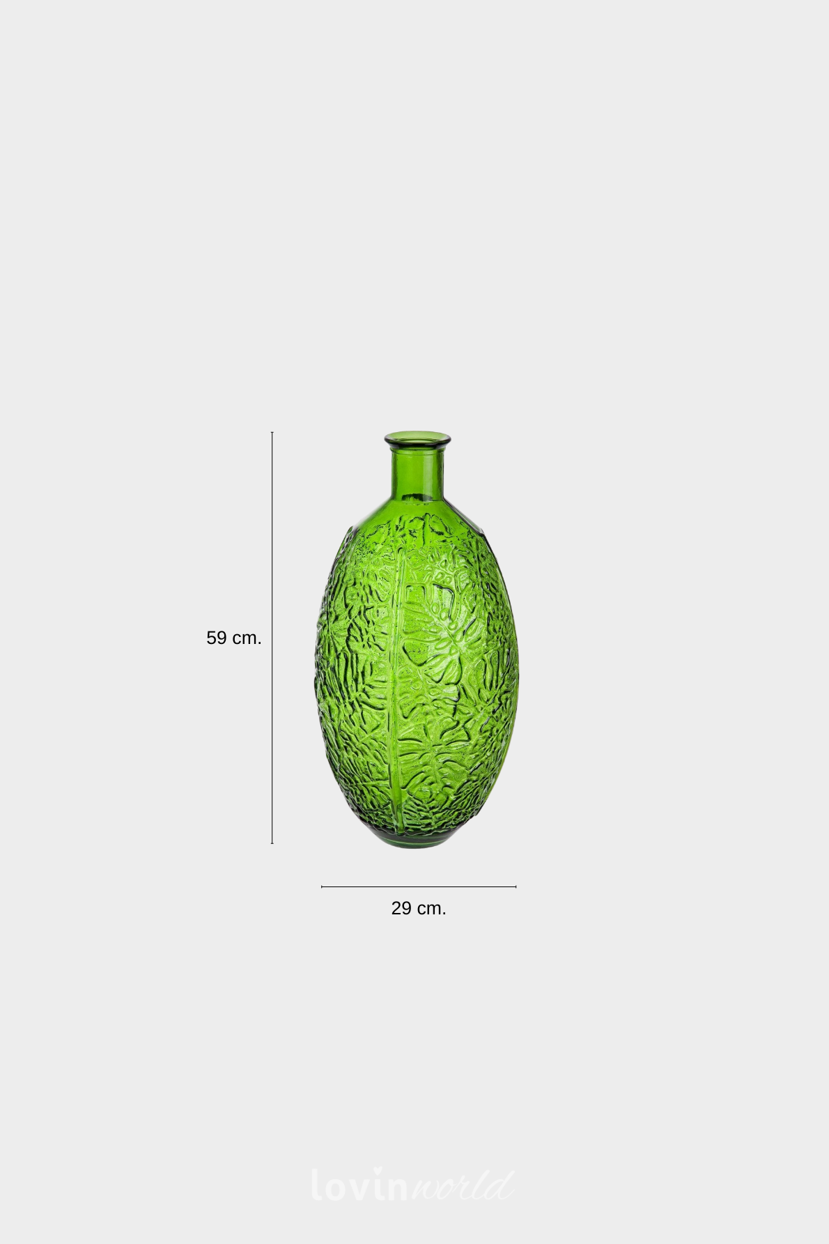 Vaso Tropic in colore verde-4