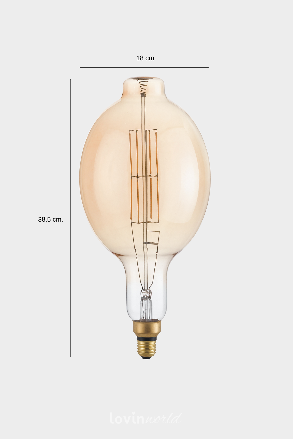 Lampadina a LED decorativa Luxa-V-E27-BT180 A+-4