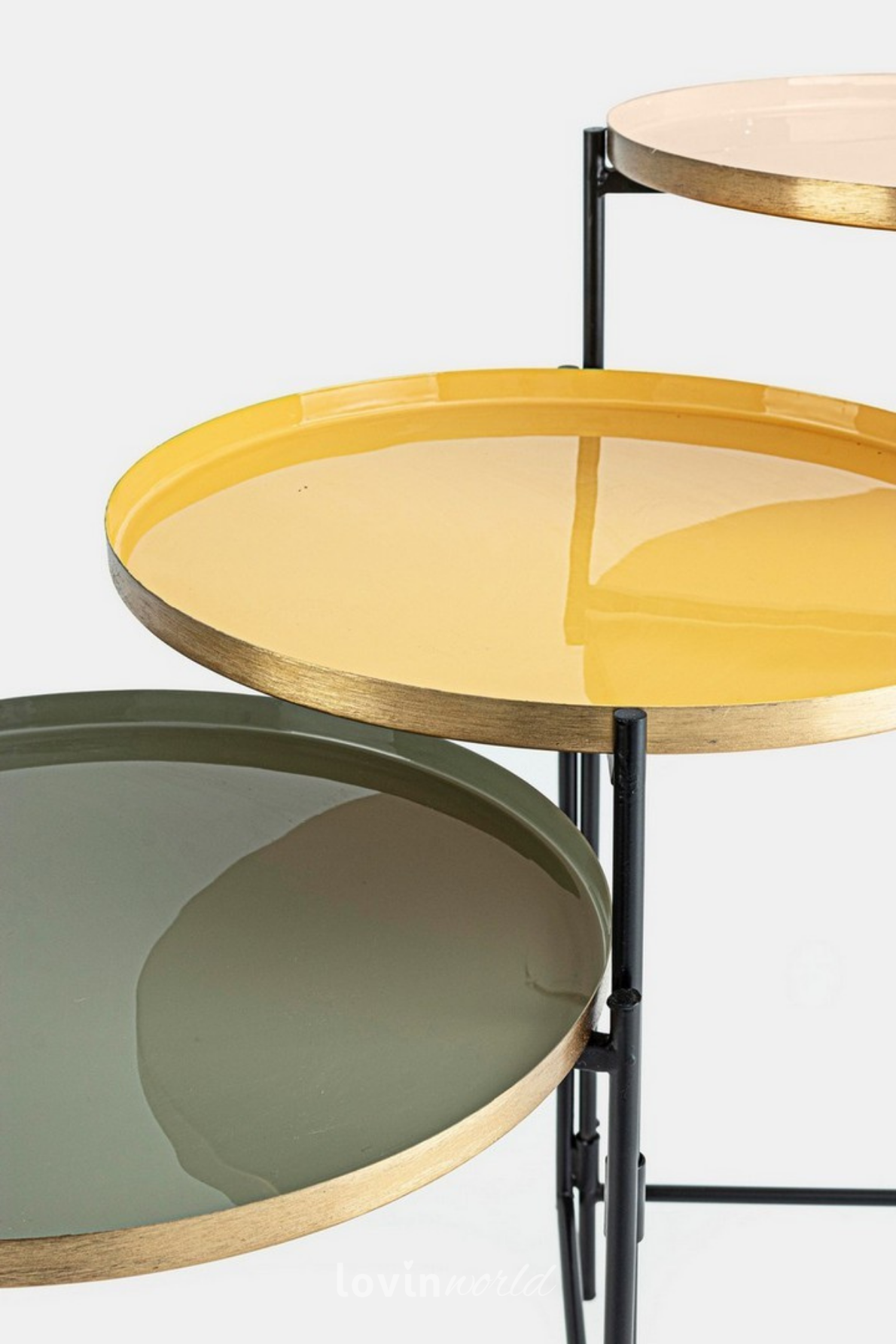 Tavolino pieghevole Amrita in tre diversi colori-2