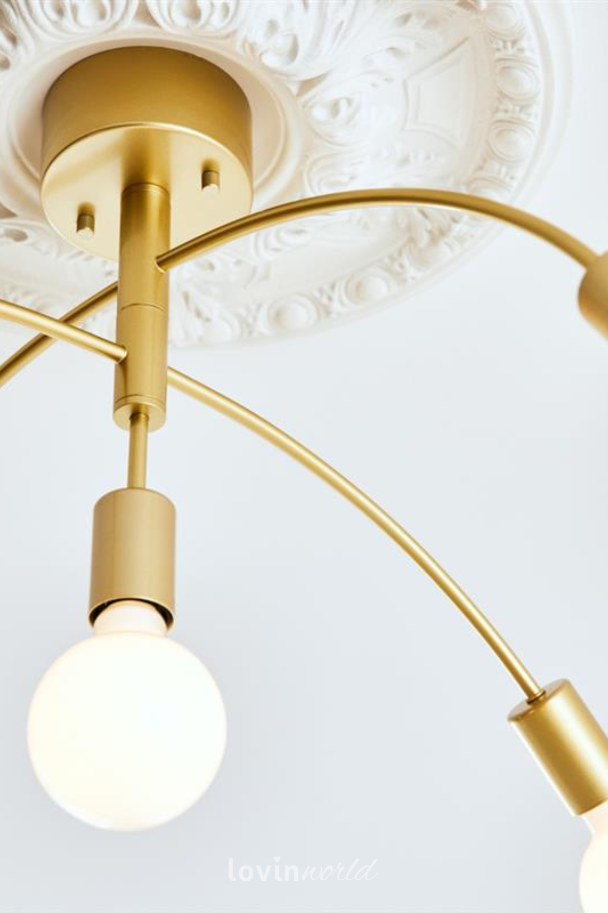 Lampada da soffitto Cygnus, in colore oro-5