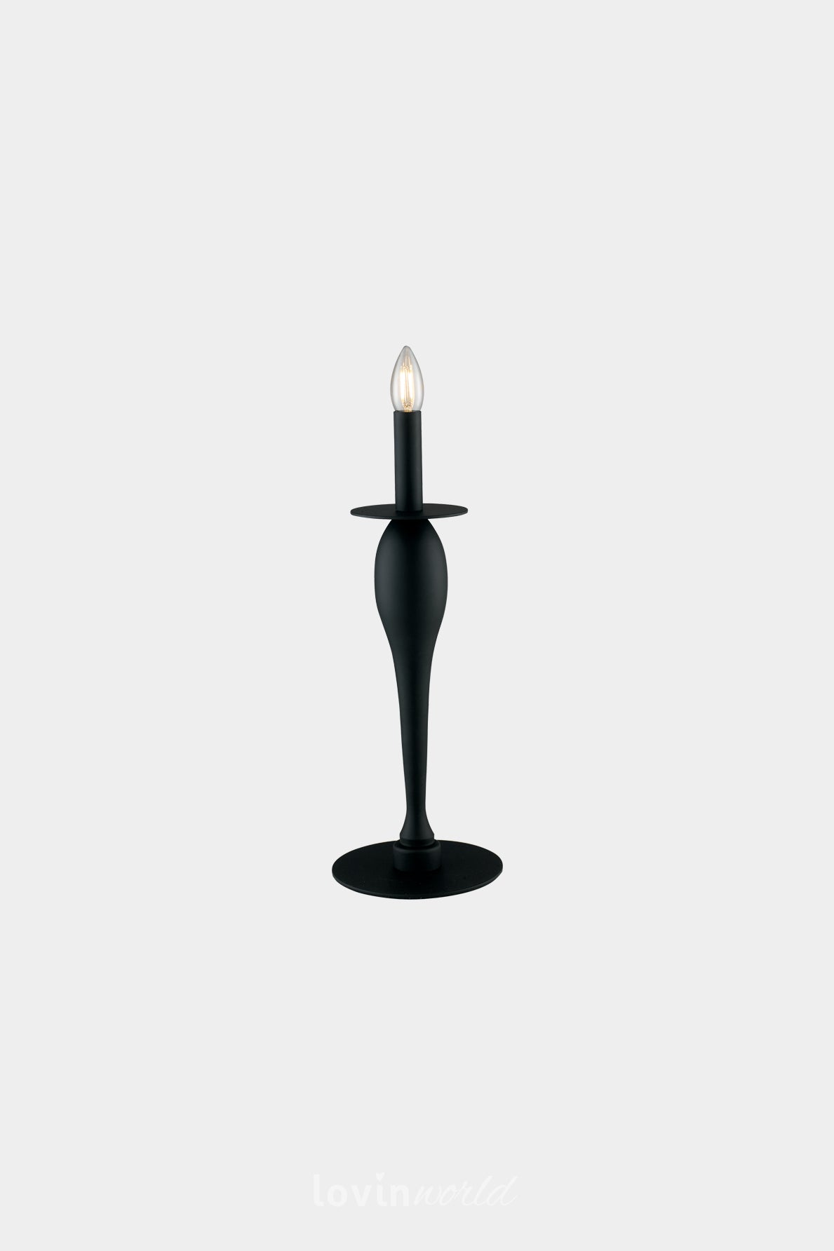 Lampada da tavolo Armstrong, in colore nero-LovinWorld