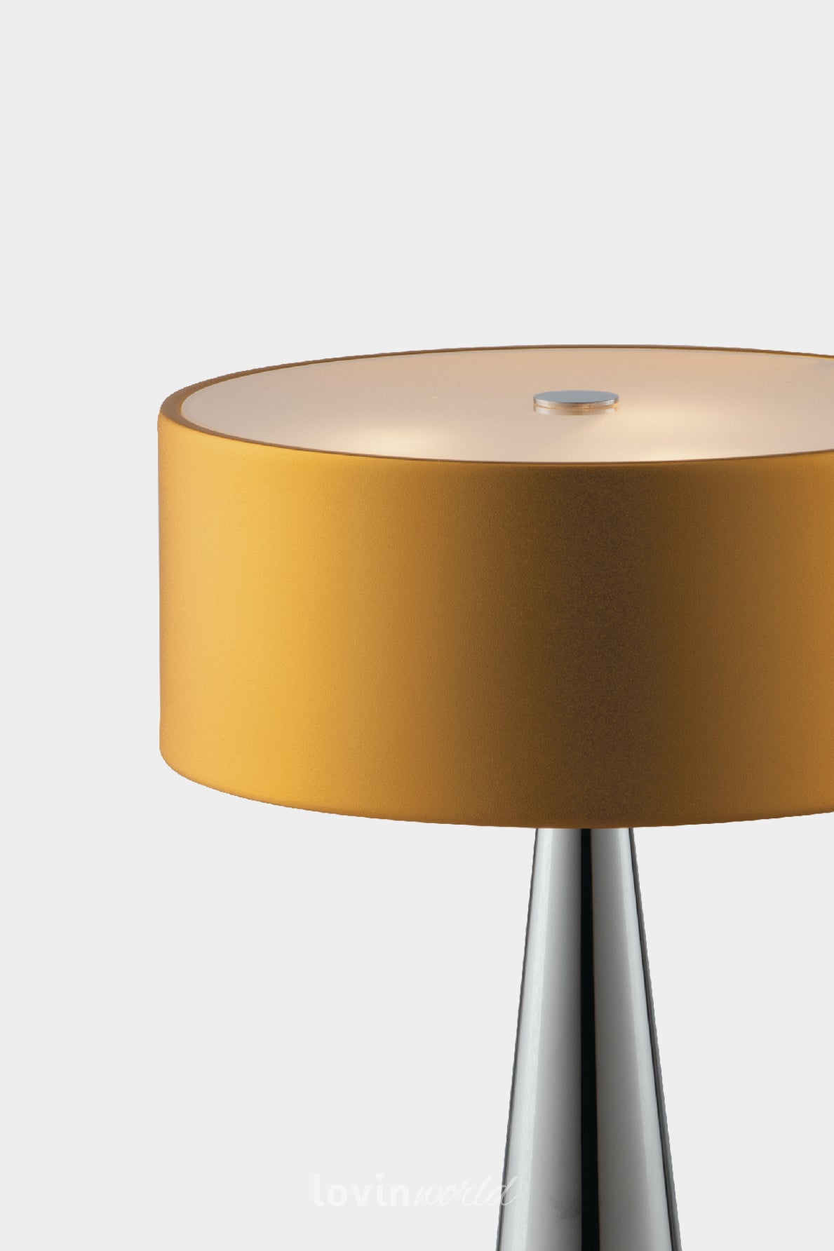 Lampada da tavolo Heminguay con paralume oro - LovinWorld