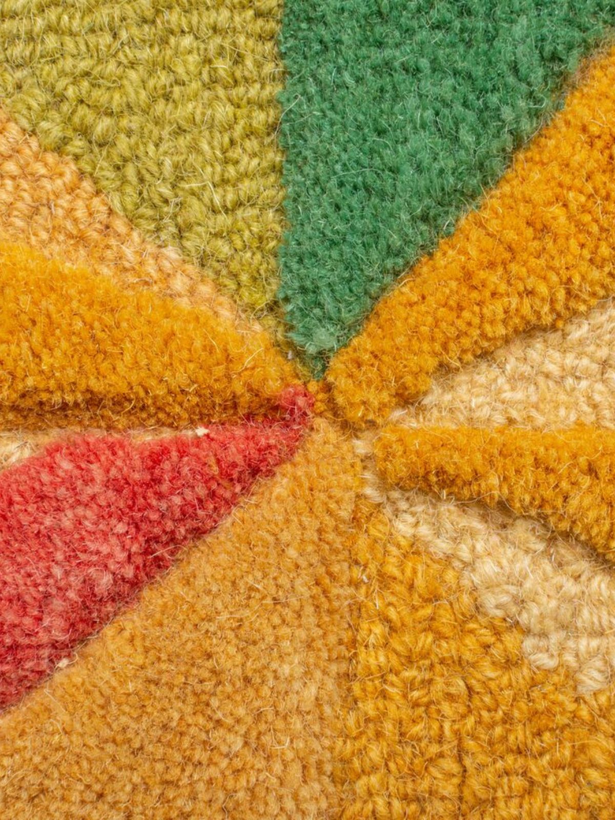 Runner di design Reverie in lana, multicolore 60x230 cm.-4