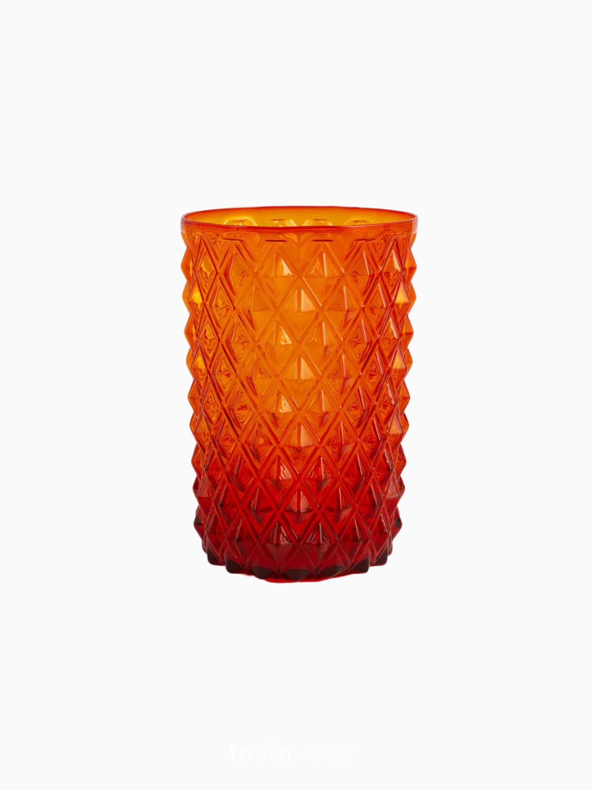 Bicchiere Long Drink Murano in colore rosso 46 cl, 6 pz.-1