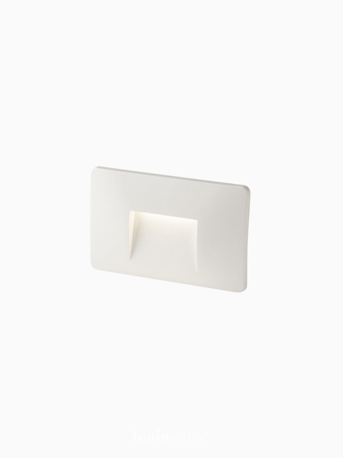 Segnapassi da esterno LED Breen in policarbonato, colore bianco-1