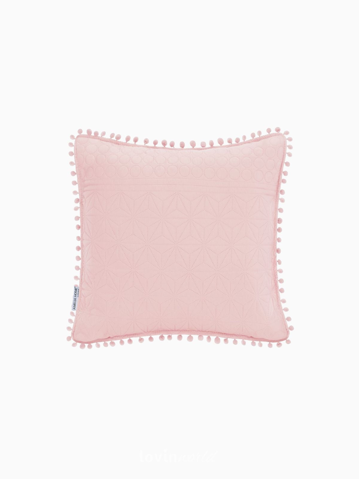 Cuscino decorativo Meadore in colore rosa 45x45 cm.-1