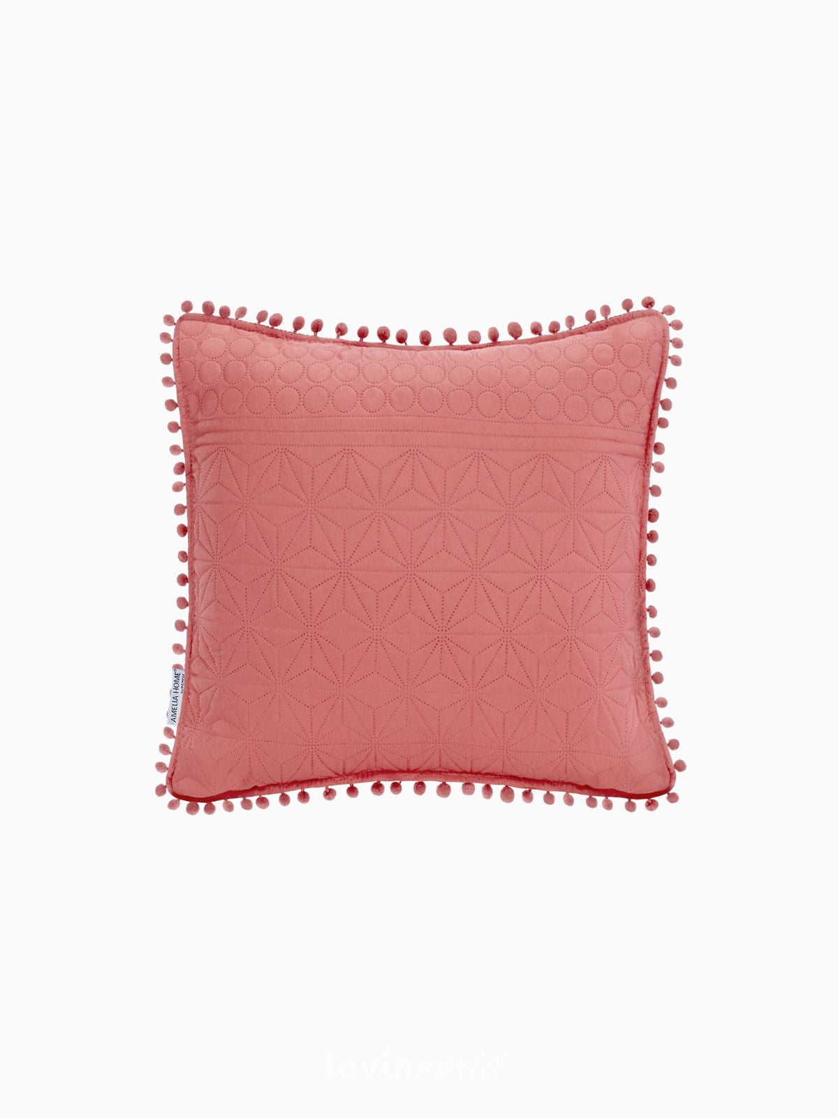 Cuscino decorativo Meadore in colore rosso 45x45 cm.-1
